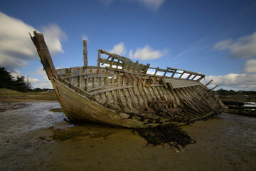 &eacute;pave de bateau en bord de mer - Bretagne