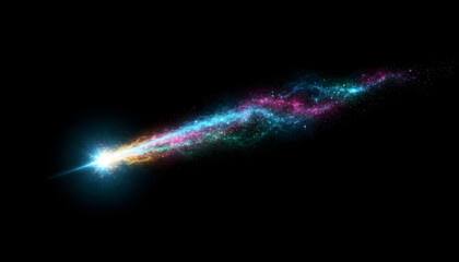 Obraz premium Abstract Light Effects, Stars, Sparkles, Dust Particles and Glowing Elements on Transparent Background , No Background |