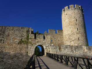 Fortifications in Kalemagdan park, Belgrade, Serbia 