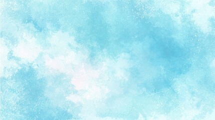 Fototapeta premium A soft, watercolor-like background featuring various shades of light blue and white, creating a calming and tranquil atmosphere.