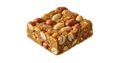 Nutritious peanut butter protein bar, perfect for a quick snack and energy boost after workout or during outdoor activities