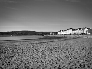 Exmouth beach in Devon, UK