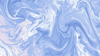 Swirling indigo and white marble pattern abstract background