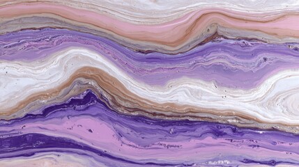 Swirling lavender and coral agate with textured streaks abstract background