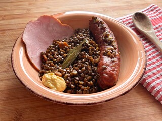 lentils plate 