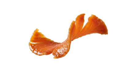 Slices of smoked salmon delicately arranged in a mesmerizing dance of flavor and color offering a gourmet experience