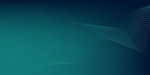 Digital technology speed connect blue green background, abstract communication, cyber nano information. eps10