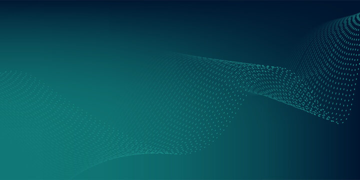 Digital technology speed connect blue green background, abstract communication, cyber nano information. eps10