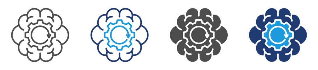 memory improvement  icon sheet with multiple style