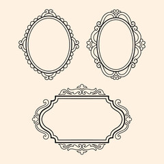 Frame design graphic illustration vector