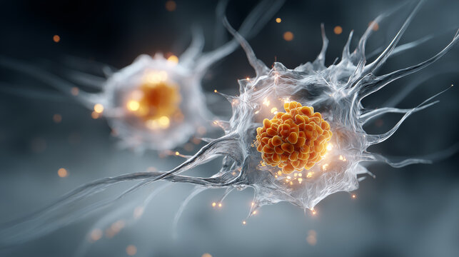 Tumor Zellteilung mitotische Teilung in mikroskopischer Darstellung