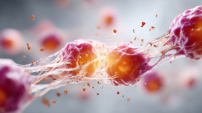 Tumor Zellteilung mitotische Teilung in mikroskopischer Darstellung