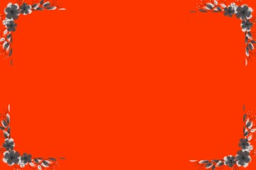 Simple Background Frame with Red Color Background, Unique Background and Amazing Design