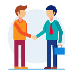 Fototapeta premium Business Deal Icon