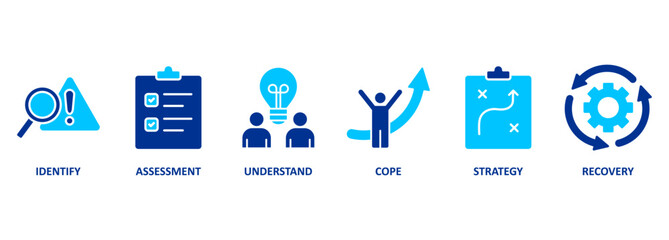 Kaizen Set  icon vector illustration. business philosophy and corporate strategy concept of continuous improvement with quality, advancement, continuous, success and implementation icon 