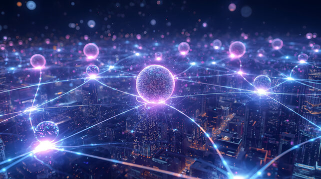 abstract background with glowing lights, abstract background with lights, visualization of space, abstract christmas background, abstract space background, abstract background with space