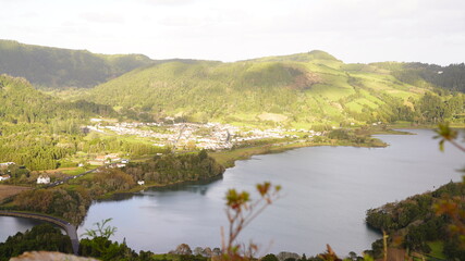 Fototapeta premium lake in the mountains