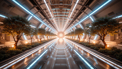 Neon Symmetry Leading to a White Portal