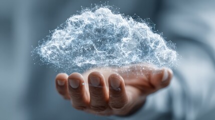 Cloud computing and Ai concept. digital transformation, change management, the internet of things, new technology and business process strategy