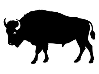buffalo   simple   silhouette vector,buffalo  icon