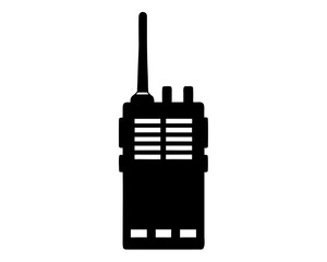 walkie talkie   black silhouette vector,walkie talkie  icon