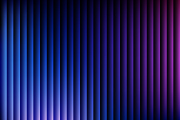 Obraz premium Vertical Glass Gradient Bars Glowing with Blue and Purple Neon Light, Futuristic Abstract Digital Texture Background for Creative Design