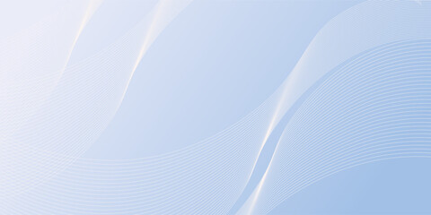 Light Blue Gradient Background with Flowing Lines and Subtle Curves for Clean,  illustration, wave, art, minimal, banner, futuristic,
