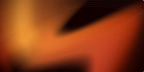 abstract shining red line on the dark background. llumination, template, shape