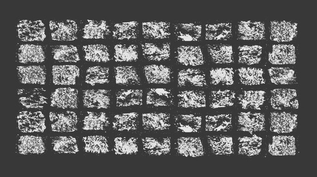 Stone and rock textures for architectural projects with a gray background