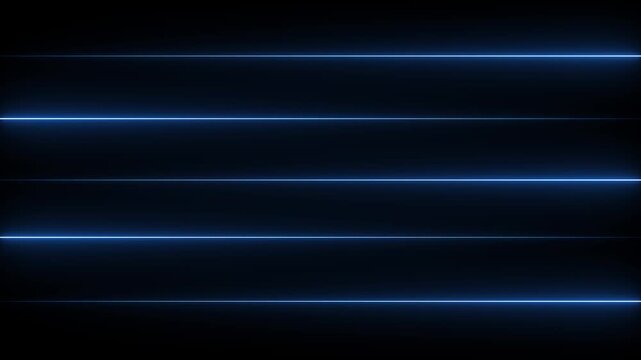 bidirectional cyan neon line motion graphic with smooth sliding movement in both directions.
