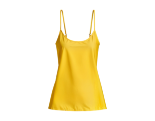 Bright Yellow Women's Camisole Top with Spaghetti Straps