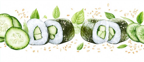 Exquisite Sushi Platter with Fresh Ingredients