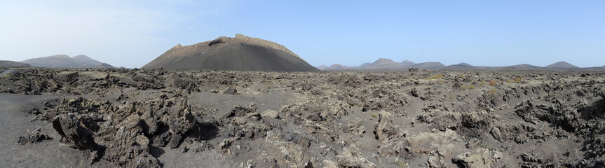 Caldera de los Cuervos.Lanzarote