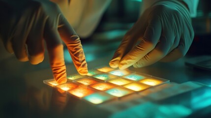 Laboratory Experiment with Colorful Light Effects