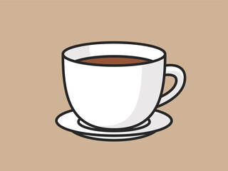 Coffee or tea cup mug icon
