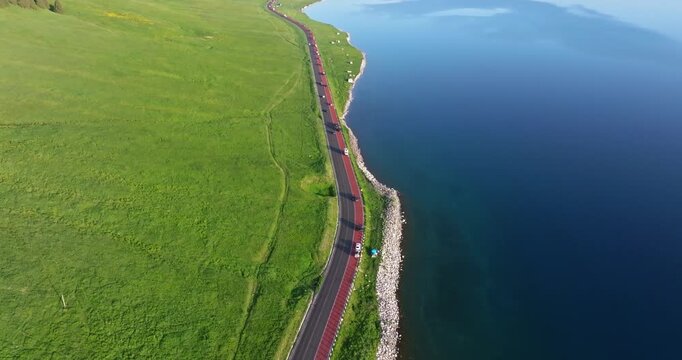 Sayram Lake in Xinjiang