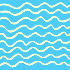 sea waves seamless pattern