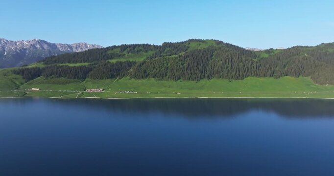 Sayram Lake in Xinjiang