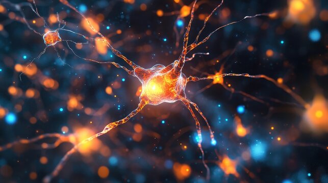 Colorful Neurons with Synapses in Abstract Space