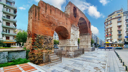 kamara roman building in salonica city greece