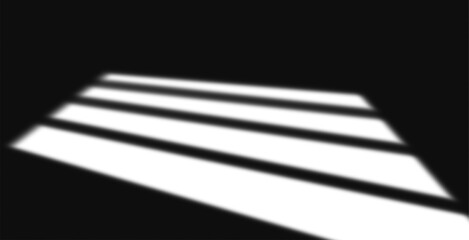 Abstract shadow of window frame on black wall, creating a minimalist and modern aesthetic for backgrounds and overlays isolated on trasparent background isolated on transparent background