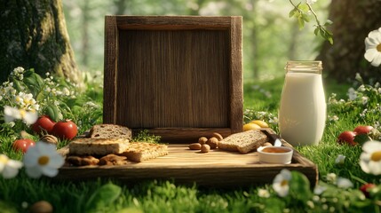 Summer Picnic Promotion Concept Outdoors Scene