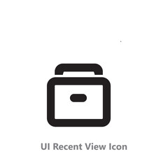 Ui recent view icon