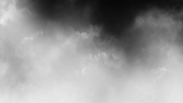 Fog on transparent background. Blue smoke fog texture. Abstract Cloud. Misty fog overlay