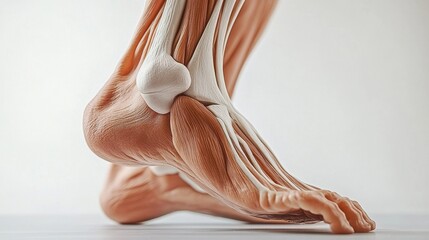 Detailed Model of Human Ankle and Foot Anatomy