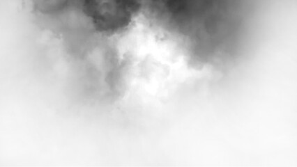 Fog on transparent background. Blue smoke fog texture. Abstract Cloud. Misty fog overlay