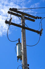 Two-phase voltage transformer.