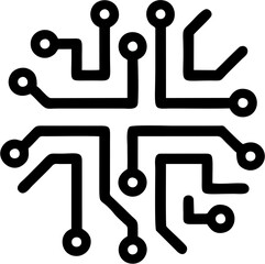 A stylized black letter S formed by three parallel lines on a white background.