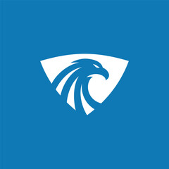 Eagle Shield Logo Design Vector Illustration