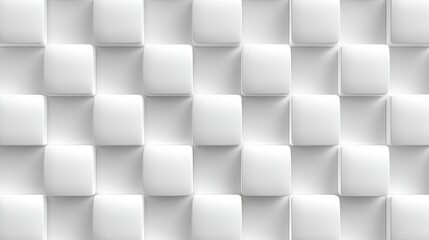 Textured Background of White Cubes in a Grid Pattern Creating a Modern and Minimalist Aesthetic for Design and Decoration Projects